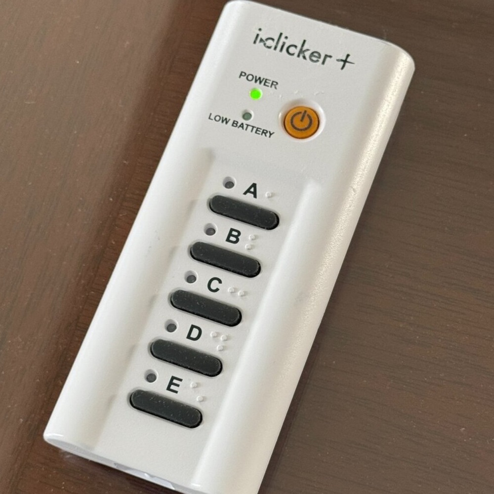 iClicker Plus Remote Control